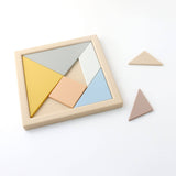 Tangram Puzzle Board – Montessori Shape & Logic Toy