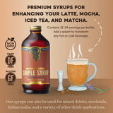 Brown Sugar Simple Syrup 12 oz - Mixed Drinks & Coffee Syrup
