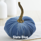 Pumpkin Small Velvet Fall Decor Gift for New Apartment Best: Gold