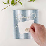 Gingham gift mini enclosure notecard