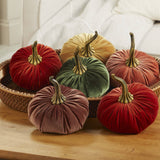 Pumpkin Large Velvet, Fall Decor, Shelf Sitter, Tablescape: Harvest