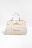 Handmade Premium Cotton Canvas Boatkin Boat Bag (Preorder): Brown
