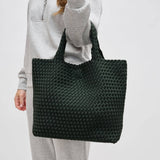 Sky's The Limit - Medium Woven Neoprene Tote: Olive