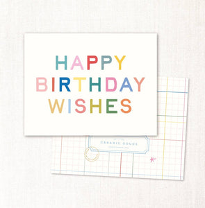 Happy birthday wishes card