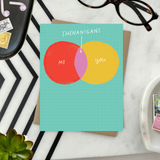 Shenanigans Venn Diagram Friendship Card