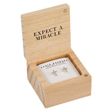 Treasure Box Earrings - Pray. Trust. Wait.