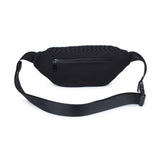 Aim High  Woven Neoprene Belt Bag: Bone