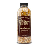 14oz Bottle of Ladyfinger Hulless Popcorn
