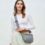 Ethereal - Woven Neoprene Crossbody Bag: Olive