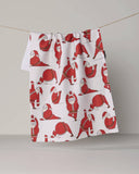 Stretchy Santy Tea Towel - Holiday 2026