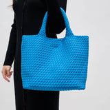 Sky's The Limit - Medium Woven Neoprene Tote: Olive