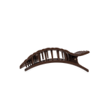 Flat Rectangle Hair Clip | Small | Truly Taupe Quilted