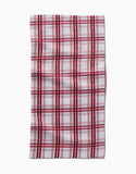 Candy Cane Plaid Bar Towel