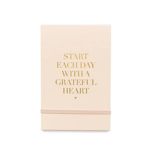 Pale Pink Grateful Heart Concealed Notepad