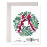 Laurel Wreath Holiday Greeting Card Boxed Set, Set of 6