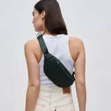 Aim High  Woven Neoprene Belt Bag: Olive