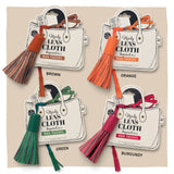 *NEW* Bag Tassel Lens Cloth: Brown