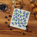 Blueberries Swedish Dishcloth