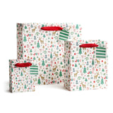 Merry Motif Gift Bag, Small