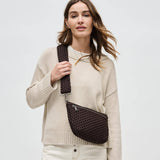 Ethereal - Woven Neoprene Crossbody Bag: Olive