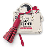 *NEW* Bag Tassel Lens Cloth: Brown