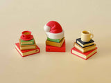 Book Stack - Mug Clicker Keychain