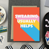 Swearing Helps Friendship Card