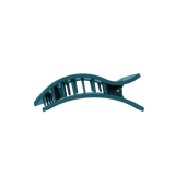 Teal With It Medium Flat Rectangle Hair Clip