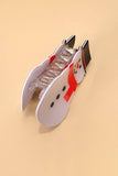 CHRISTMAS TREE SANTA SNOWMAN HAIR CLAW CLIPS | 40H821: CHRISTMAS TREE