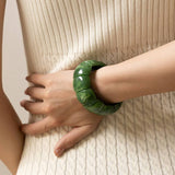 Color-Block Acrylic Stretch Cord Bracelet | 40B5195: Pink