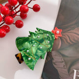 CHRISTMAS TREE SANTA SNOWMAN HAIR CLAW CLIPS | 40H939: SNOWMAN