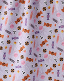 Spooky Sweets Tea Towel: Purple