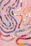 Natural Stone Semi-Precious Glass Mixed Necklace | 40NK9694: A