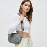 Ethereal - Woven Neoprene Crossbody Bag: Olive