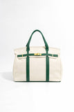 NEW! Handmade Premium Cotton Canvas Boatkin Boat Bag: Green