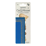 Brass Bookminders Page Markers: Cat & Mouse