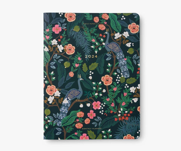 2024 Peacock 12-Month Monthly Planner