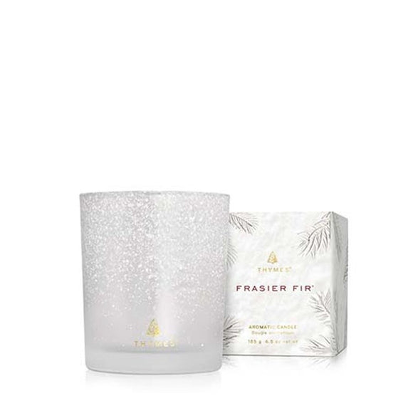 Frasier Fir Poured Candle, 6.5 oz Flocked