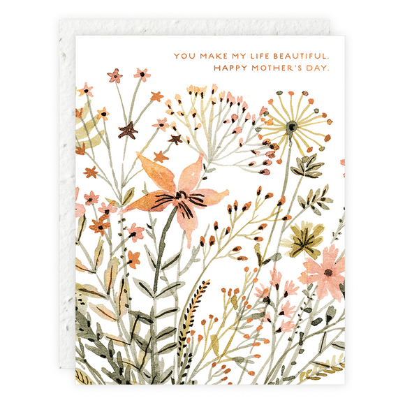 Wildflowers - Mother's Day Card