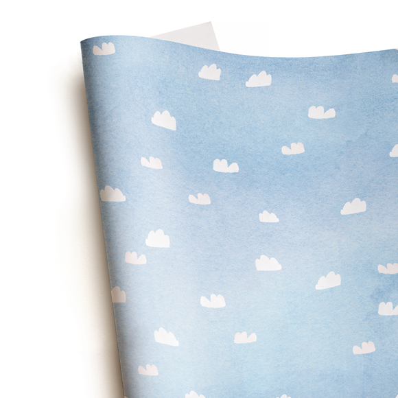 Clouds Gift Wrap (Single Sheet) Wrapping Paper
