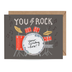 You Rock Scratch-off Birthday Card