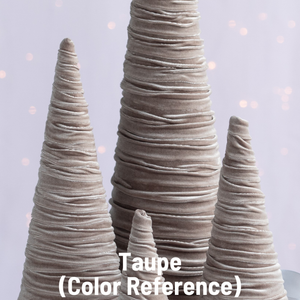 Taupe SMALL Velvet Trees