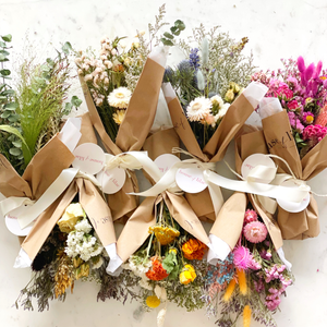 Chic Dried Flower Bouquets