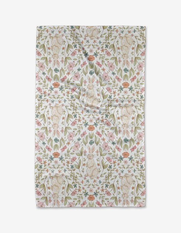 Cottontail Florals Tea Towel