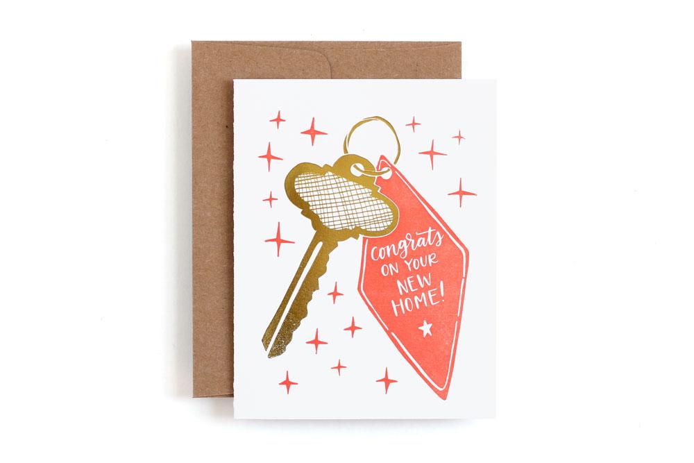New Home Key Card – Toluka Paperie + Gifts