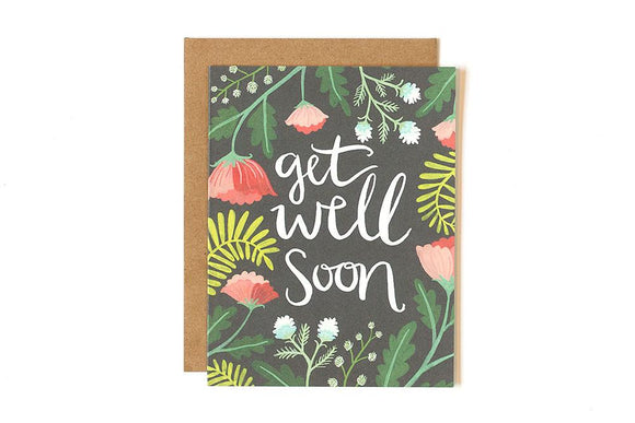 Get Well Floral Card