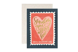 Valentine Stamp Card