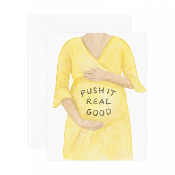 Push It Pregnancy Card
