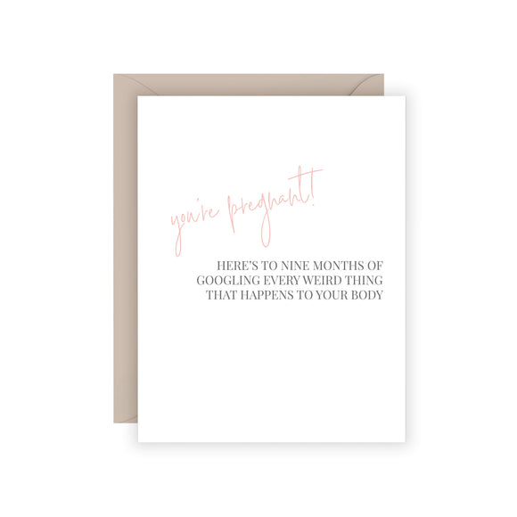 You're Pregnant Card