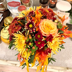 Harvest Blooms Floral Arrangement - PREORDER